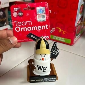 Wake Forest Score S’more Touchdowns FOCO Official Team Ornament